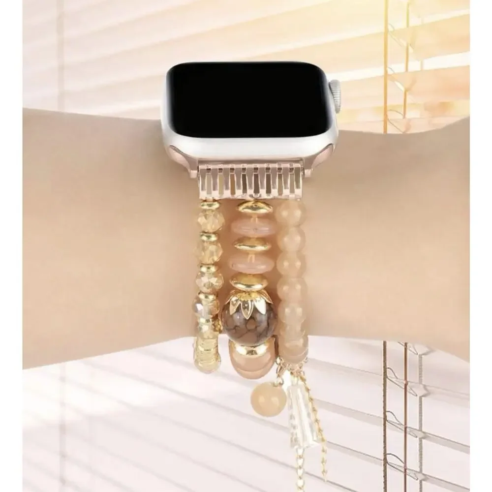 Beaded Bracelet Watchband for Apple Watch